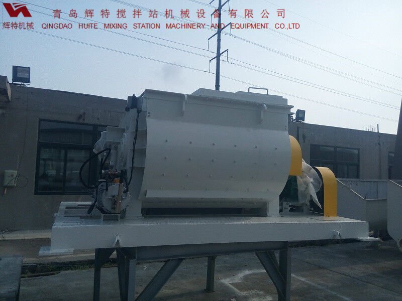 JS750攪拌臂采用偏心式設計，延長使用壽命，青島輝特機械